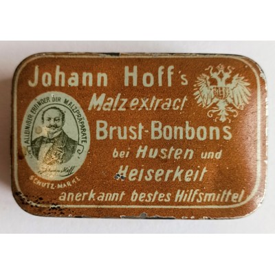 Opakowanie po tabletkach na kaszel i płuca Johann Hoff's